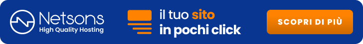 Netsons — hosting, cloud e server dedicati